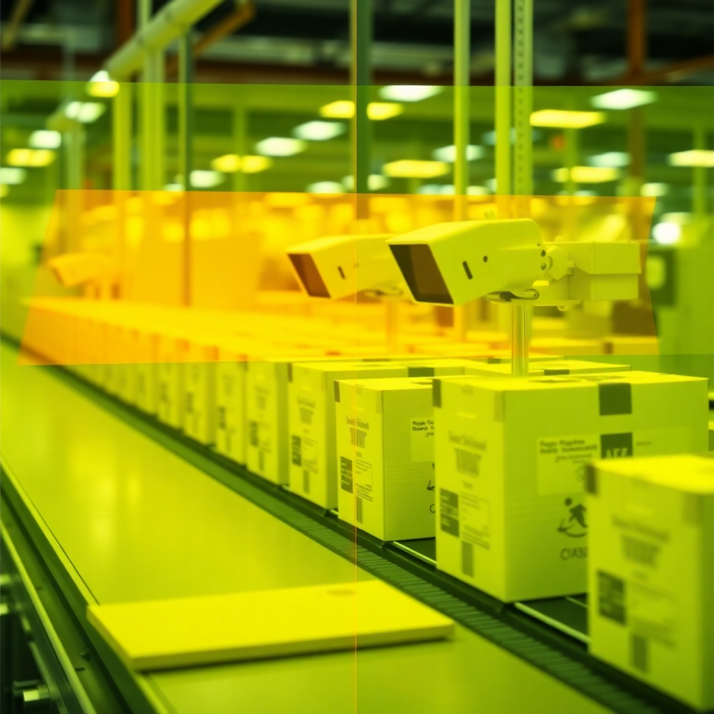 printing and packaging defect inspection with AI vision cameras on production line