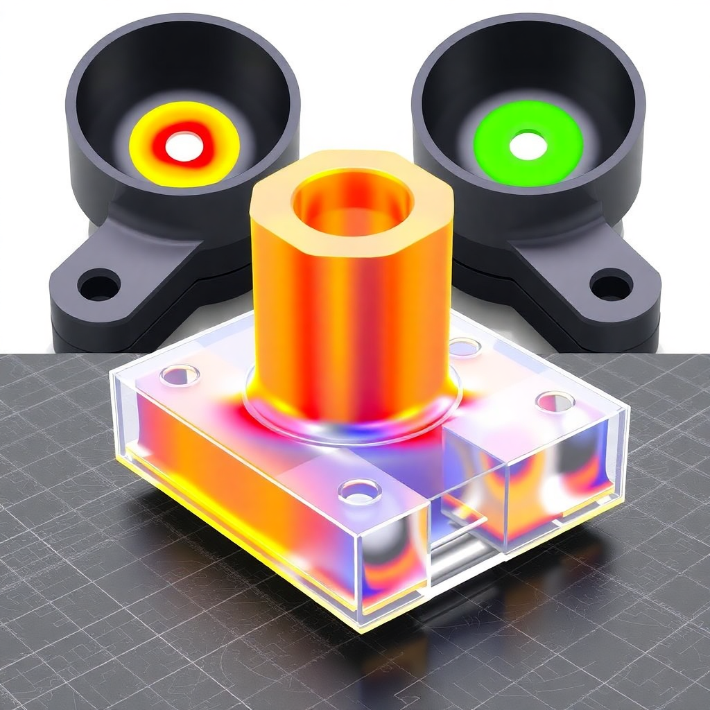 injection molded plastic parts deformation analysis using 3D scanning and AI detection